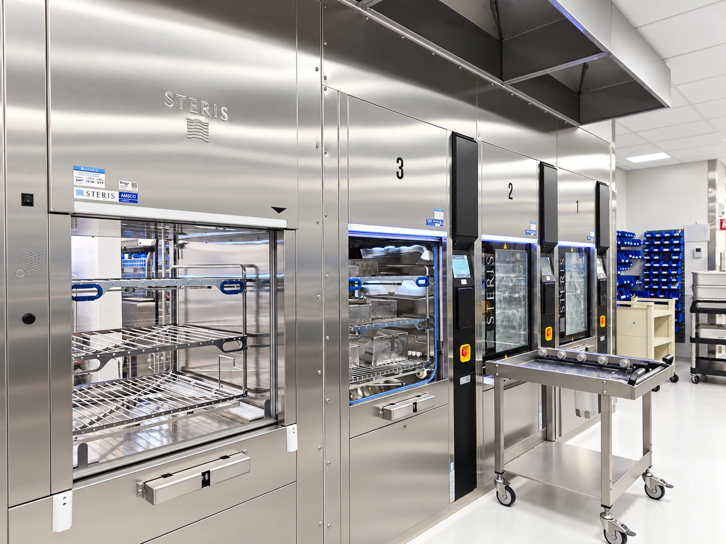 STERIS washer-disinfectors in a sterile processing department